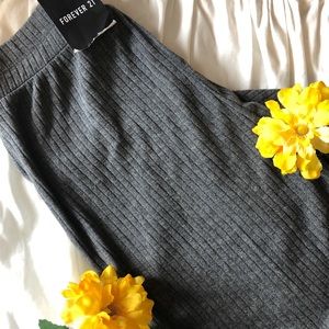 LAST CALL — NWT Charcoal Grey Culottes